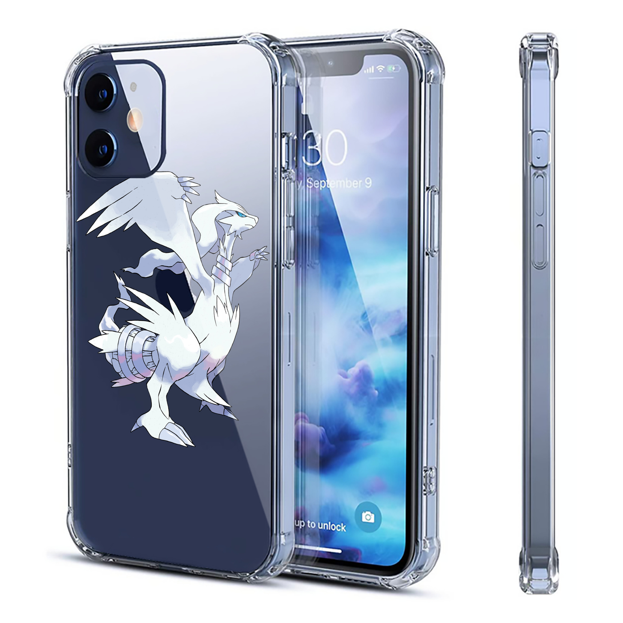 （画像用） ポケットモンスター Pokémon 【iPhone 12シリーズ対応】透明スマホケース（クリアソフトケース）